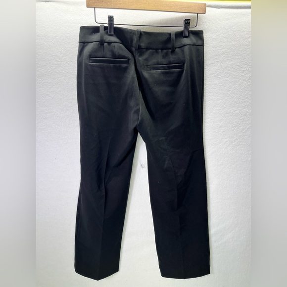 Ann Taylor Petite Black Wide Leg Dress Pants Womens 6P Modern Stretch 1999 - Picture 8 of 9